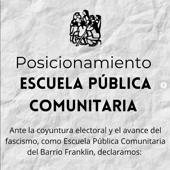 [CONVOCATORIA] CEP-ANTIFA Campaña de Educación Popular Antifascista (Escuela Pública Comunitaria, Santiago de Chile